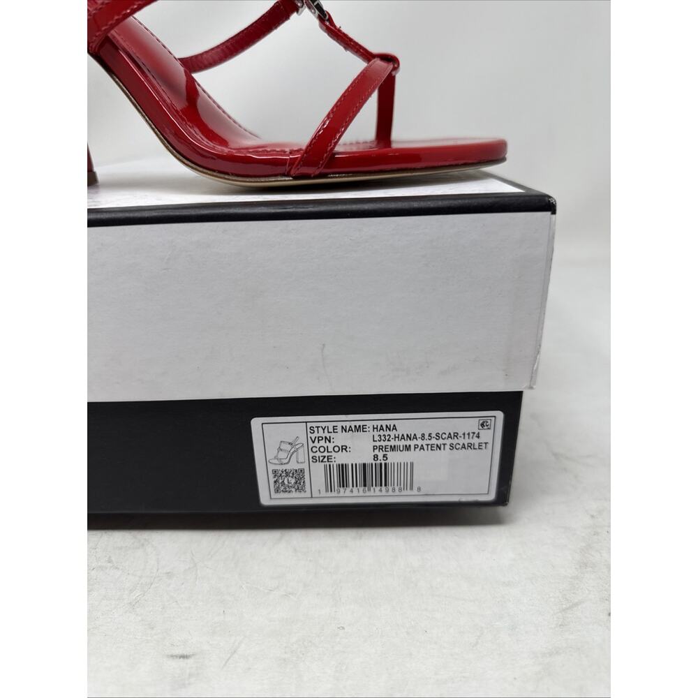 Larroude Hana Premium Patent Scarlet Woman’s Size 8.5 - Picture 3 of 8